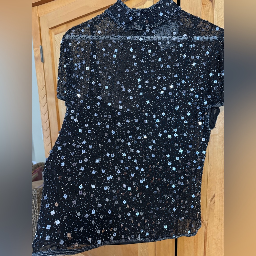 Sparkle evening top